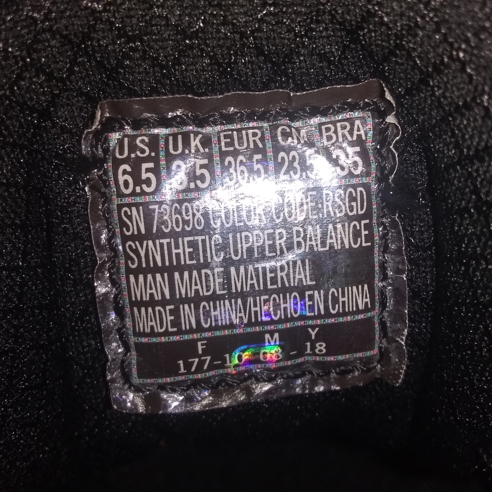 Skechers High Street - Crackled Metallic sneakers NWOT - Picture 6 of 8